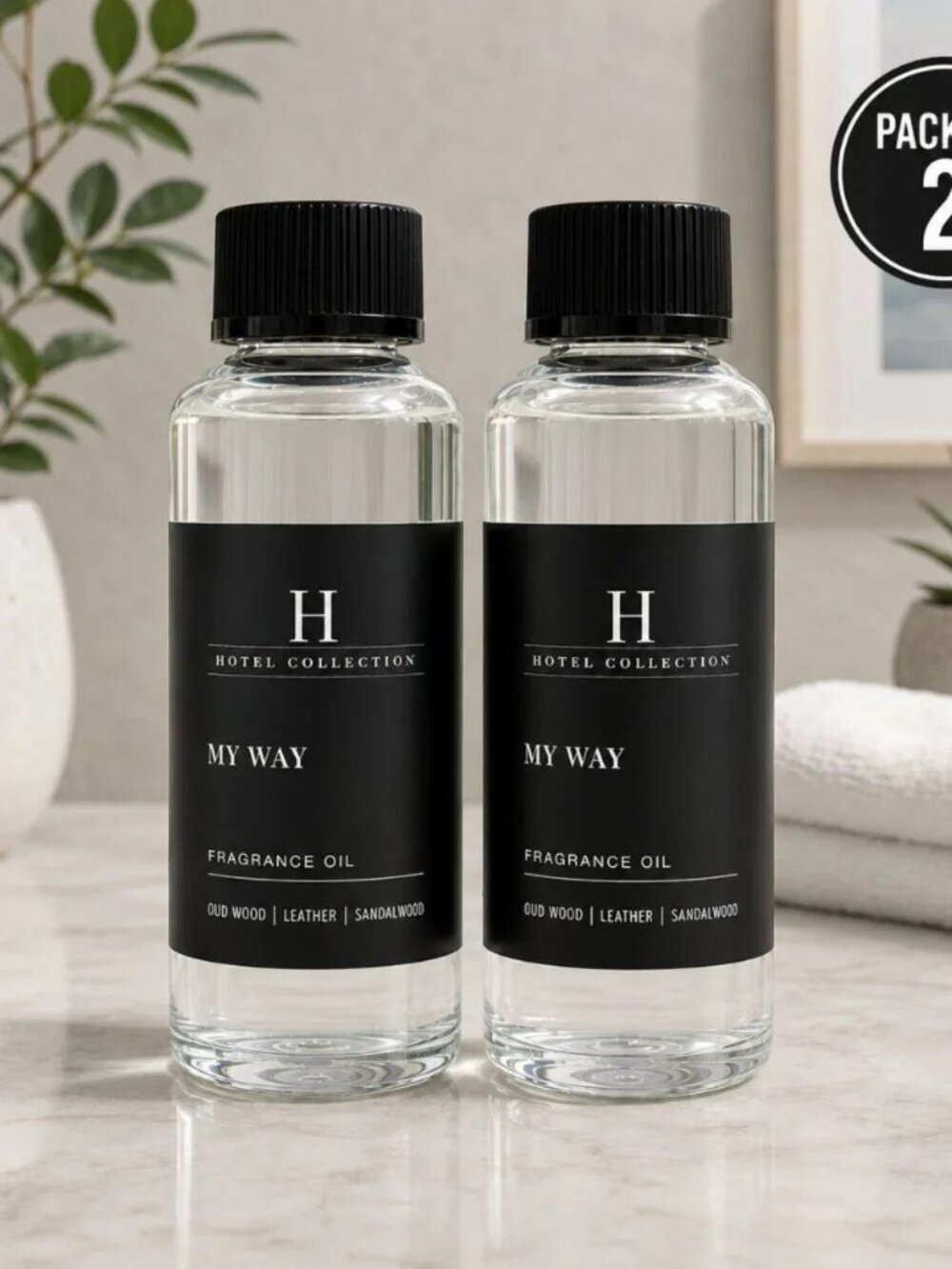 Hotel Collection My Way Scent 120mL, Luxury Aromatherapy (Pack of 2).